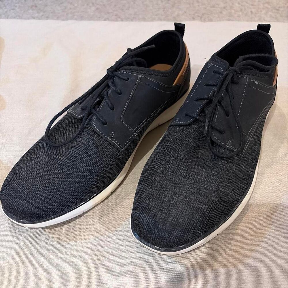 Sonoma-goods-for-life Men's Black and Navy Trainers- Size 11.5